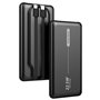 Bateria Externa Universal Power Bank 10.000 mAh PD 22,5W (2 conexões) Preto