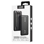 Bateria Externa Universal Power Bank 10.000 mAh PD 22,5W (2 conexões) Preto