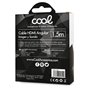 Cabo HDMI para HDMI Áudio-Vídeo Universal (1,5 metros) Angular Ultra 4K COOL