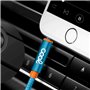 Cabo Jack 3,5 mm para Jack 3,5 mm COOL Áudio-Áudio Nylon Azul (1 m)