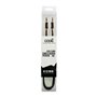 Cabo Jack 3,5 mm para Jack 3,5 mm COOL Áudio-Áudio Nylon Preto (1m)