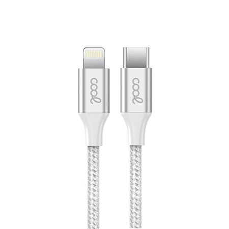 Cabo USB COOL Nylon Universal Tipo C para Lightning (1,2 metros)