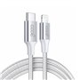 Cabo USB COOL Nylon Universal Tipo C para Lightning (1,2 metros)
