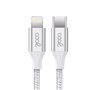 Cabo USB COOL Nylon Universal Tipo C para Lightning (1,2 metros)