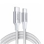 Cabo USB COOL Nylon Universal Tipo C para Tipo C (1,2 metros)