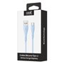 Cabo USB COOL Silicone Universal Tipo C Azul Céu (1 metro)