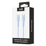 Cabo USB COOL Silicone Universal Tipo C para Tipo C Azul Céu (1 metro)