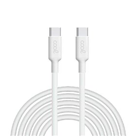 Cabo USB COOL Universal TYPE-C a TYPE-C (3 metros) Branco 3 Amp