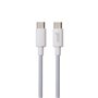 Cabo USB COOL Universal TYPE-C a TYPE-C (3 metros) Branco 3 Amp