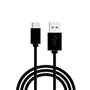 Cabo USB universal COOL compatível TYPE-C (1,2 metros) Preto 2,4 Amp