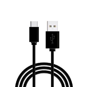 Cabo USB universal COOL compatível TYPE-C (1,2 metros) Preto 2,4 Amp