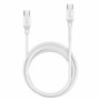 Cabo USB universal COOL compatível TYPE-C a TYPE-C (1 metro) Branco 3 Amp