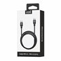 Cabo USB universal COOL compatível TYPE-C a TYPE-C (1 metro) Preto 3 Amp