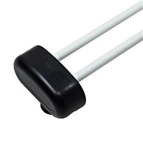 Cadeado anti-roubo de plástico preto (para gancho duplo)