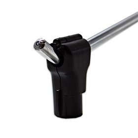 Cadeado anti-roubo de plástico preto (para gancho simple) 8mm