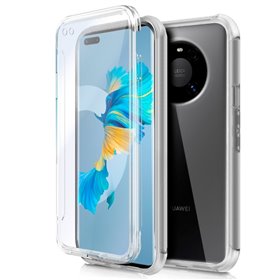 Capa COOL de Silicone 3D para Huawei Mate 40 Pro / 40 Pro Plus (frente e verso transparentes)