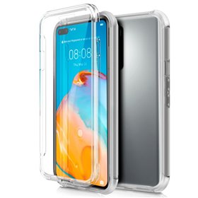 Capa COOL de Silicone 3D para Huawei P40 (frente e verso transparentes)