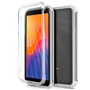 Capa COOL de silicone 3D para Huawei Y5p (frente e verso transparentes)
