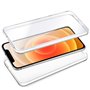 Capa COOL de Silicone 3D para iPhone 12 mini (frente e verso transparentes)