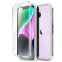 Capa COOL de Silicone 3D para iPhone 14 (frente e verso transparentes)