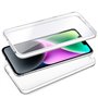 Capa COOL de Silicone 3D para iPhone 14 (frente e verso transparentes)