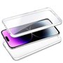 Capa COOL de Silicone 3D para iPhone 14 Pro Max (frente e verso transparentes)