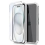 Capa COOL de Silicone 3D para iPhone 15 (frente e verso transparentes)