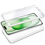 Capa COOL de Silicone 3D para iPhone 15 Plus (frente e verso transparentes)