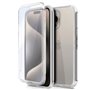Capa COOL de Silicone 3D para iPhone 15 Pro Max (frente e verso transparentes)