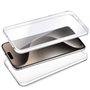 Capa COOL de Silicone 3D para iPhone 15 Pro Max (frente e verso transparentes)