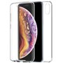 Capa COOL de Silicone 3D para iPhone XS Max (frente e verso transparentes)