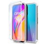 Capa COOL de Silicone 3D para Oppo A94 5G / Reno 5Z (frente e verso transparentes)