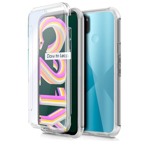 Capa COOL de Silicone 3D para Realme C21Y / C25Y (frente e verso transparentes)