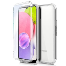 Capa COOL de Silicone 3D para Samsung A037 Galaxy A03s (frente e verso transparentes)