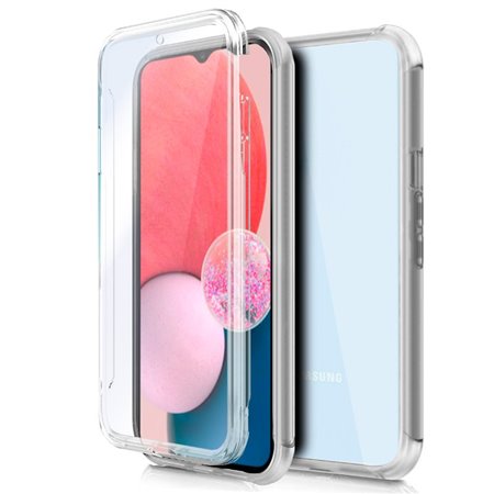 Capa COOL de Silicone 3D para Samsung A135 Galaxy A13 (frente e verso transparentes)