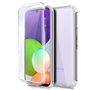 Capa COOL de Silicone 3D para Samsung A225 Galaxy A22 4G (transparente frente + verso)