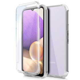 Capa COOL de Silicone 3D para Samsung A326 Galaxy A32 5G (frente e verso transparentes)