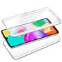 Capa COOL de Silicone 3D para Samsung A415 Galaxy A41 (frente e verso transparentes)