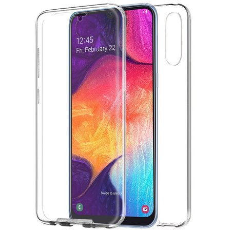 Capa COOL de Silicone 3D para Samsung A505 Galaxy A50 / A30s (frente e verso transparentes)