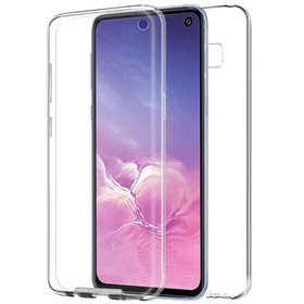 Capa COOL de Silicone 3D para Samsung G970 Galaxy S10e (frente e verso transparentes)