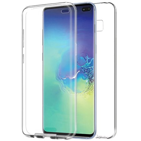 Capa COOL de Silicone 3D para Samsung G975 Galaxy S10 Plus (frente e verso transparentes)