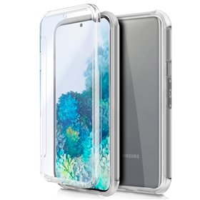 Capa COOL de Silicone 3D para Samsung G985 Galaxy S20 Plus (frente e verso transparentes)