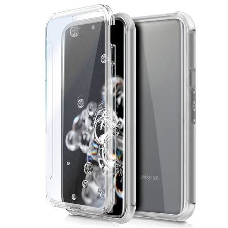 Capa COOL de Silicone 3D para Samsung G988 Galaxy S20 Ultra 5G (frente e verso transparentes)