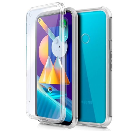 Capa COOL de Silicone 3D para Samsung M115 Galaxy M11 / A11 (frente e verso transparentes)