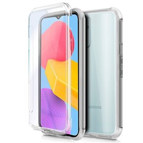 Capa COOL de Silicone 3D para Samsung M135 Galaxy M13 / A23 5G (frente e verso transparentes)