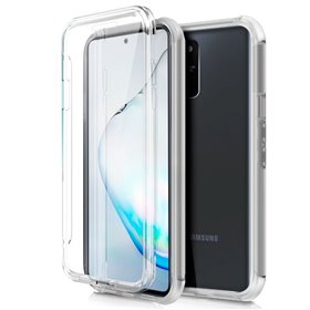 Capa COOL de Silicone 3D para Samsung N770 Galaxy Note 10 Lite (frente e verso transparentes)