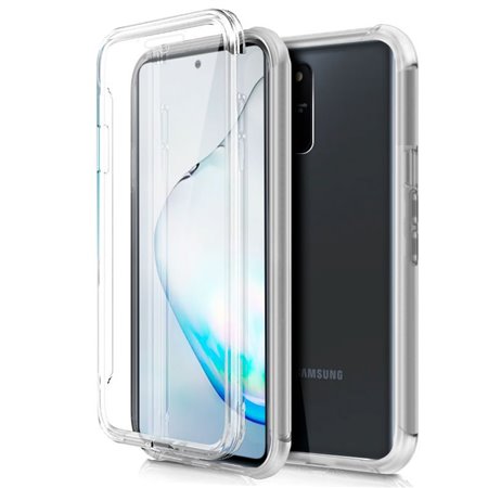 Capa COOL de Silicone 3D para Samsung N770 Galaxy Note 10 Lite (frente e verso transparentes)