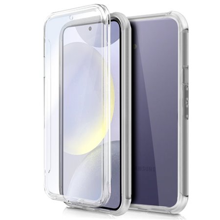 Capa COOL de Silicone 3D para Samsung S921 Galaxy S24 / S25 (transparente frente + verso)