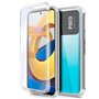 Capa COOL de Silicone 3D para Xiaomi Poco M4 Pro 5G / Redmi Note 11S 5G (transparente frente + verso)