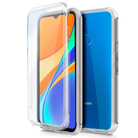 Capa COOL de Silicone 3D para Xiaomi Redmi 9C / 10A (frente e verso transparentes)